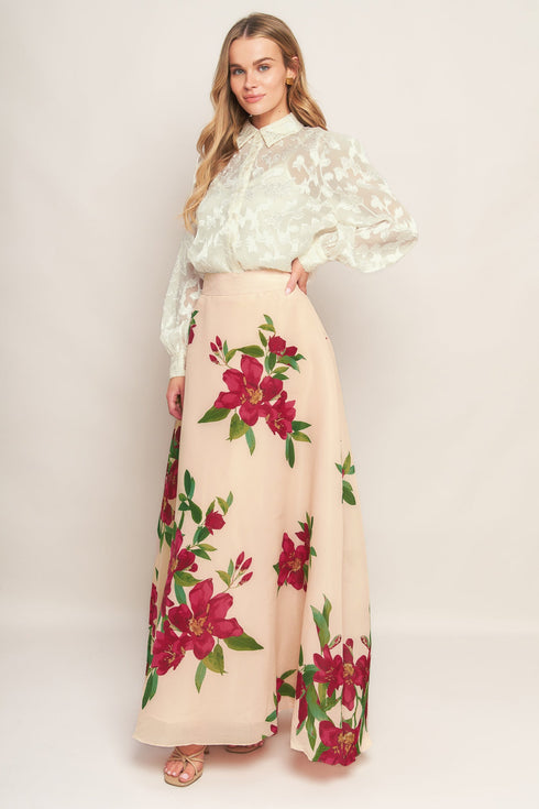 elegant-wildflower-blush-woven-maxi-skirt Flying Tomato-Sophia's Style-3